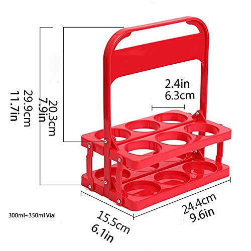 Soporte para vino para 6 botellas de hierro negro miniatura 2