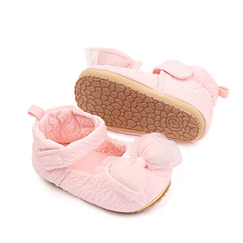 Infant Baby Newborn Sneakers Girls Cute Bow Cartoon Shoes Walking Shoes Flat Shoes Dress Shoes 11 Toddler Shoes Girls3