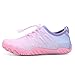 Children Boys Girls Fashion Non Slip Soft Barefoot Shoes for Aqua Water Sport Driving Jogging Beach Volleyball Boating Vacation Pink 2 Big Kid
