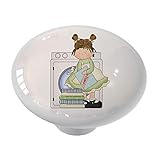 Laundry Room Ceramic Drawer Knob