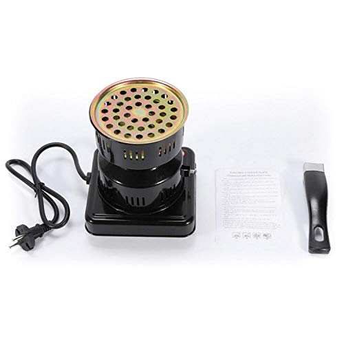 Elektrischer Kohleanzünder/Electric coal lighter: Shisha Kohle Grill mit 600W Heizplatte, Brenner, E-Heater… – Bild 4