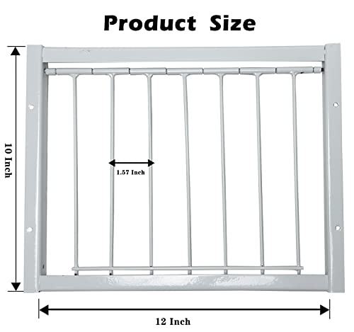 Porta de pombo com moldura de aço, armadilha de porta de pombo, resistente à ferrugem, porta de casa