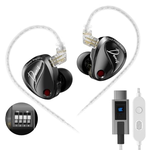 Amazon.co.jp: KZ Duonic イヤホン 有線 タイプc、トリプルマグネット