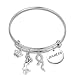 Produktbild KUIYAI Armband mit TV-Show inspiriert, Geschenk für Liebhaber von TV-Serien, Metall,
