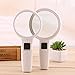 Backbayia 10X Handheld Magnifying Glass Magnifier with LED Light for Seniors Reading