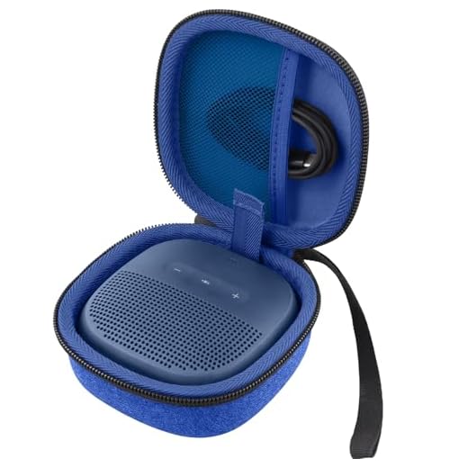 Hårt fodral för Bose soundlink micro bluetooth-högtalare från Aenllosi (blå, endast fodral)