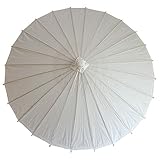 Smiti 和傘 紙傘 日傘 無地 全9色 直径84ｃｍ 白