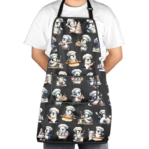 Tablier pingouin humoristique pour animer vos soirées barbecue en famille