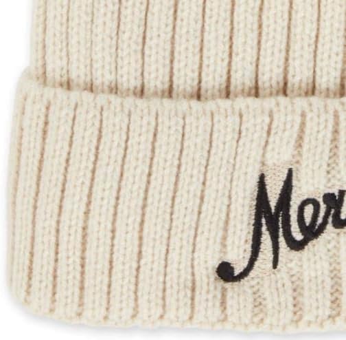 Miniatura 2 de Mercedes Benz Gorro de punto blanco crema con patrón acanalado AMG, Blanco, talla única