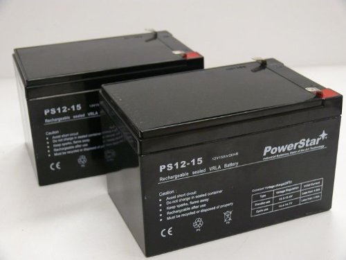 PowerStar PS12-15-2パック Peg per RBC6 UPS 交換用バッテリーキット SUA1000用