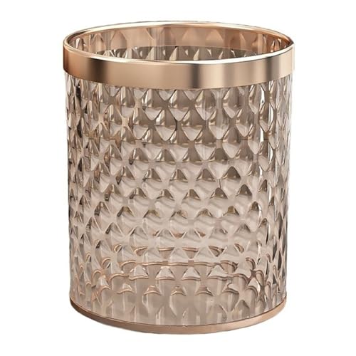 Caneca plástica redonda transparente 11/15 L con tapa miniatura 1