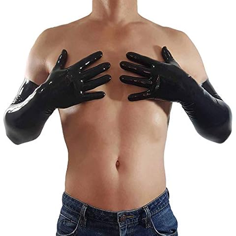 Lange Latex Handschuhe Cover
