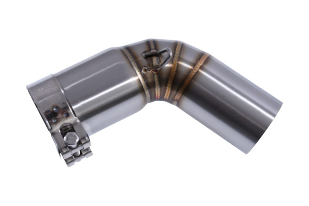 Conexión de Escape 50.5mm avdb-moto acero inoxidable Suzuki VSTROM 1050 mid pipe 6