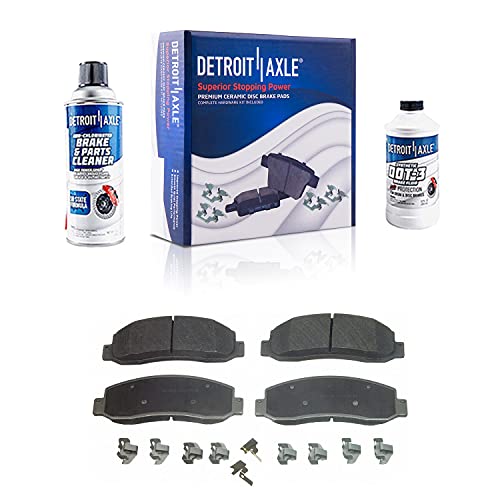 Image of Detroit Axle - 4WD Front Brake Kit for 05-12 Ford F-250 Super Duty, 05-07