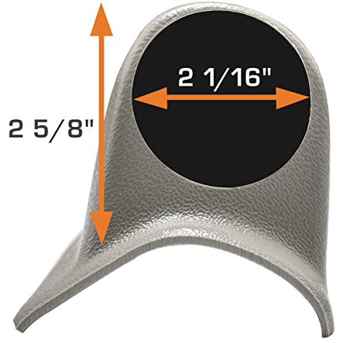 Glowshift Universal Gray Triple Pillar Gauge Pod - Fits Any Make/Model - Abs Plastic - Mounts (3) 2-1/16" (52Mm) Gauges To Vehicle's A-Pillar #TOP2