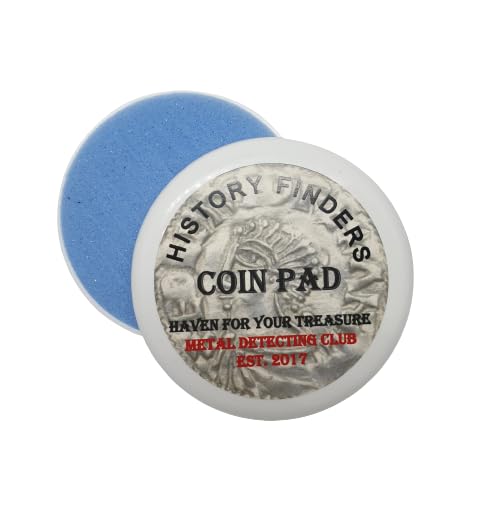 Large Finds Pod Coin Pad – Protective Storage Case with 11 Pre-Cut Slots for Metal Detecting Finds, Coins & Artefacts up to 29mm