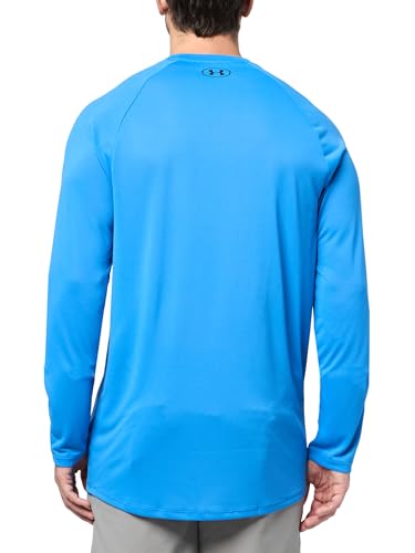 Under Armour Men's Tech 2.0 Long-Sleeve T-Shirt, (402) Blue Atlantis / / Black, Large Tall2