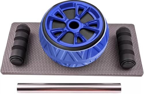 FK Sports Ab Roller With Large Knee Mat - Ab Roller Exercise Wheel for Abdominal & Core Strength - Ab Wheel for Home & Gym Fitness - Abs Roller Wheel for 360° Workout - Gym Equipment - Image 6