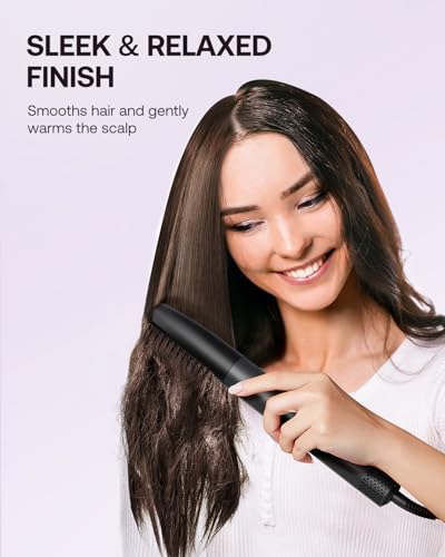 Image of Kinked 6-in-1 Hot Air Styler Wrap, High-Speed Hair Dryer Brush Blow Dryer with 2 Auto Wrap Curlers for Curling, Straightening, Volumizing, Fast Drying & Frizz-Free Styling for All Hair Types
