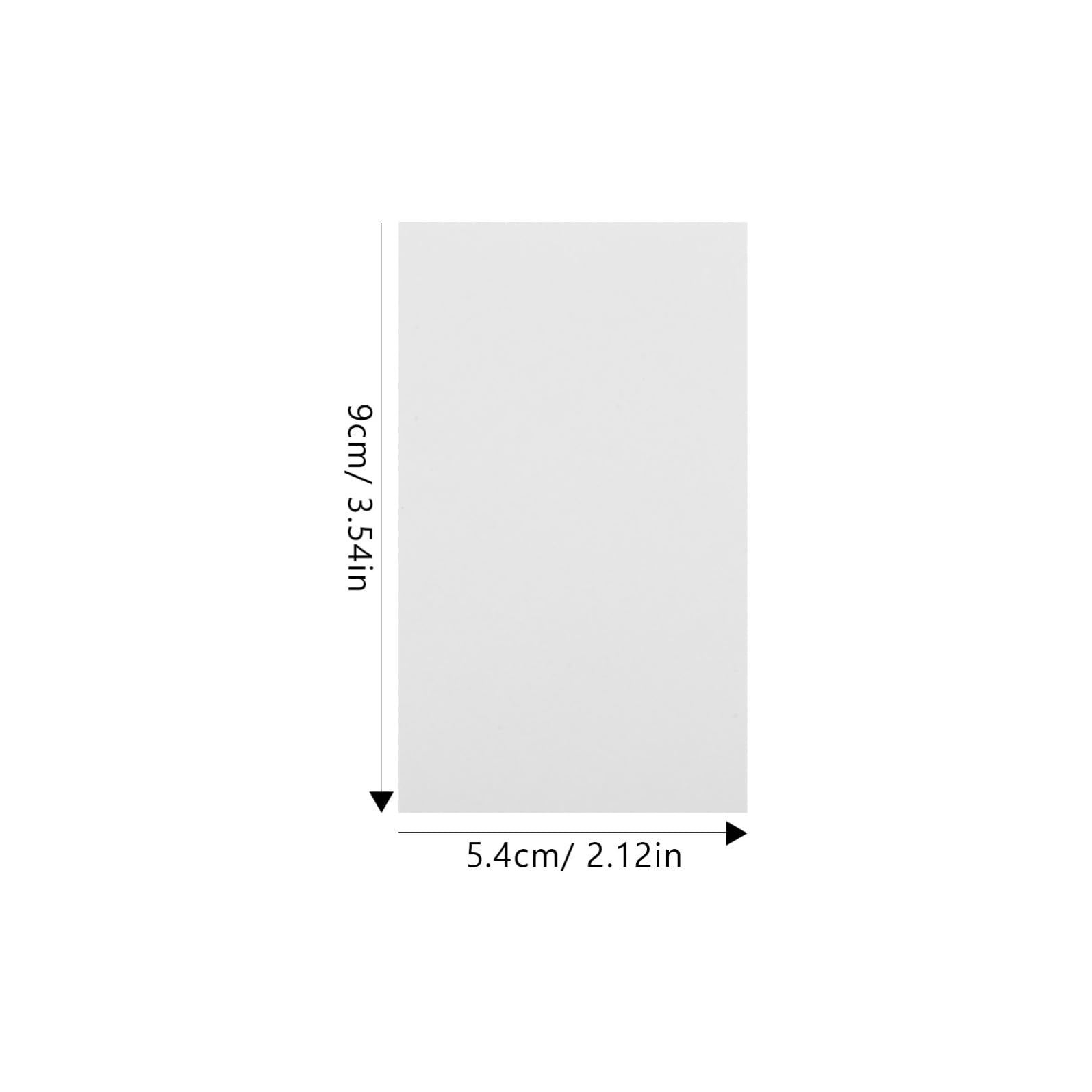 ARTIBETTER 3 Sätze Visitenkarte Beidseitig Kindergarten Form Farbig Schmucklos Memoboard Kleine Notizkarten Karteikarten Der Schule Kleine Karteikarten Memo-karte Papier Weiß 200 Stück * 3