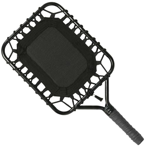 JIOBOLION Pro Training Racket for Baseball & Softball - Lightweight Coach's Tool for Pop Flies, Grounders & Line Drives with Ergonomic Grip | Fielding Practice Equipment for Youth & Adult Teams(Black)