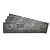 Tic Tac Tiles Peel and Stick Self Adhesive Removable Stick On Kitchen Backsplash Bathroom 3D Stone Tiles (1-Pack) (Oyster Gray)