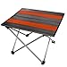 Produktbild Hamm YHM Outdoor Camping Tragbare Licht Klapptisch Luftfahrt Aluminium Picknick Grill Tisch Kleine Größe: 39,5x34,5x32,5 cm (Kaffee) (Farbe : Silver Grey)