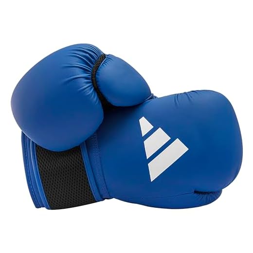 adidas Unisex – Erwachsene Hybrid 25 Boxhandschuhe, Blau, 12 oz EU