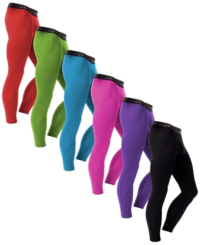 AMERICAN HEAVEN Men's Base Layer/Athletic/Running Tights/Leggings-Soft Thermal Bottoms| Multi Packs