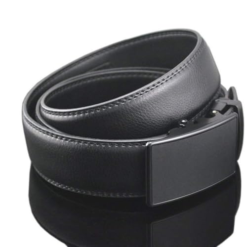 Generic Black Leather Belt with Automatic Buckle - Image 5