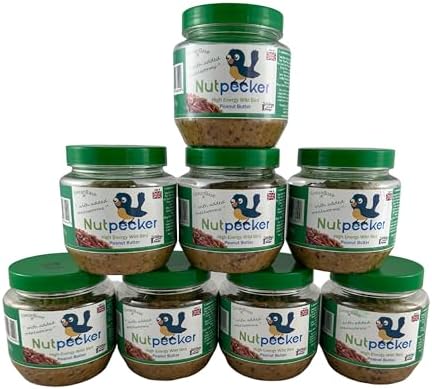 Grumpy Gardener NutPecker Peanut Butter Bird Food for Wild Birds, High ...