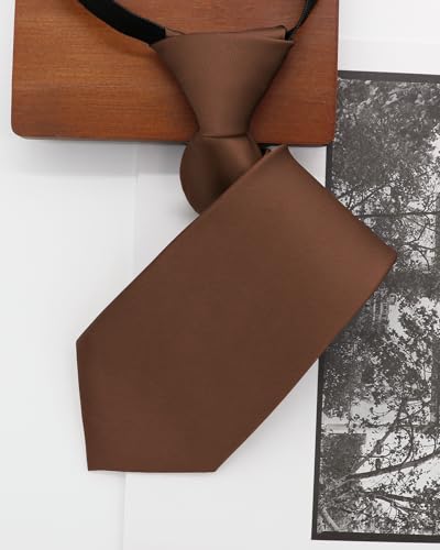 Boys Ties Kids Neckties Pre-tied Adjustable Zipper Skinny Neckties for School Uniforms Graduation2