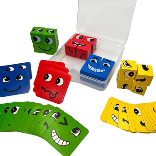 La Mejor Selección de Puzzles pocoyo tabla con los diez mejores. 28 MAGICAMENTE | Juguete didáctico Rompecabezas de Madera con Expresiones Divertidas | Rompecabezas educativos para niños | Rompecabezas de emociones | Juguetes educativos