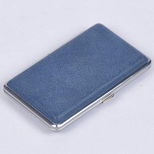 Preisvergleich Produktbild SXFYGYQ Zigarettenetui Ultradünne tragbare wasserdichte Metallmappe mit großer Kapazität Zigarettenetui Unisex für 18 Personen,B