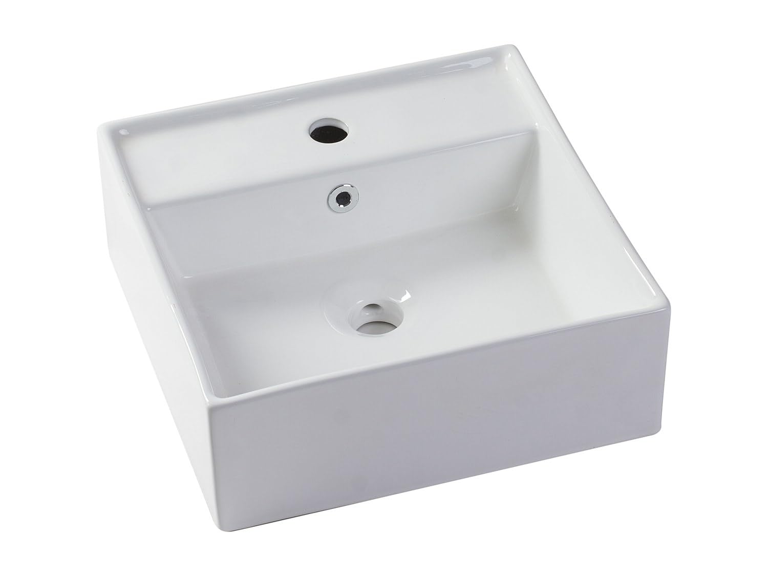Vente-unique - Meuble de Salle de Bain Suspendu strié liseré doré avec Double Vasque à Poser carrée - Noir - 120 cm - KELIZA