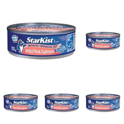 Image of StarKist Wild Pink Salmon - Skinless, Boneless - 5 oz Can (Pack of 5)