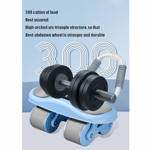 Rueda abdominal rebote automático para ejercitar el vientre de forma portátil 4