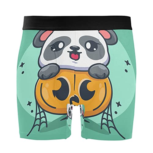 Calzoncillos bóxer Vnurnrn con pandas y calabazas ideales para el descanso diario en casa