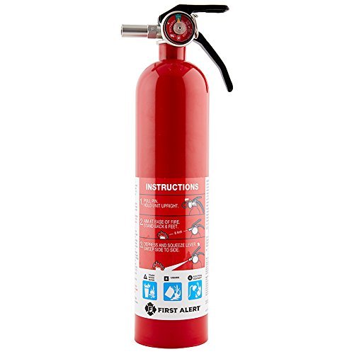 First Alert Household Fire Extinguisher 2 - 1/2 Lb. Us Coast Guard Approved