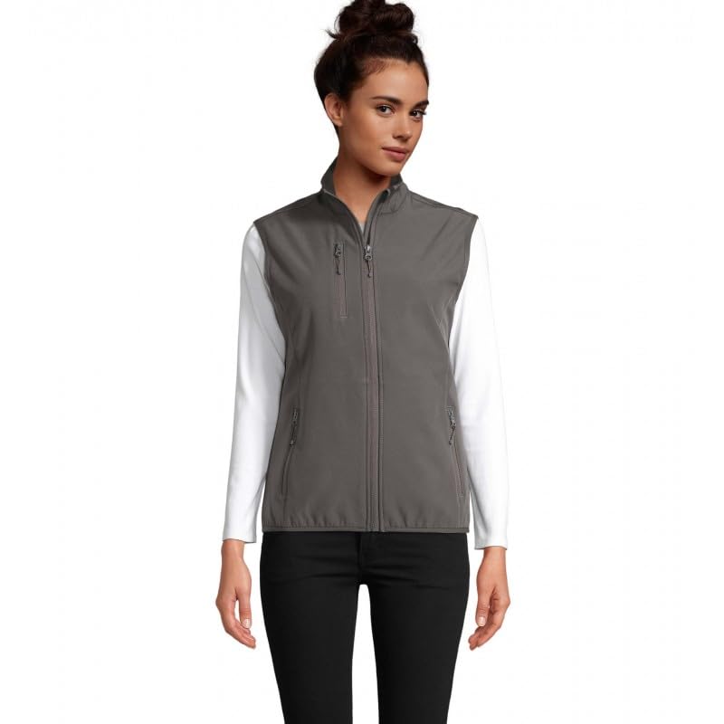 Veste softshell sans manche femme respirante et coupe-vent