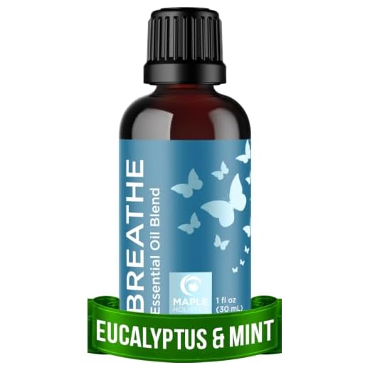 Breathe Blend Essential Oil for Diffuser - Invigorating Breathe Essential Oil Blend with Eucalyptus Peppermint Tea Tree and Mint Essential Oils for Diffusers for Home and Shower Aromatherapy