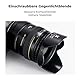 K&F Concept Gegenlichtblende Lens Hood 58mm, Universal Blume Sonnenblende Streulichtblende Für Canon Sony Nikon Olympus Fujifilm Pentax
