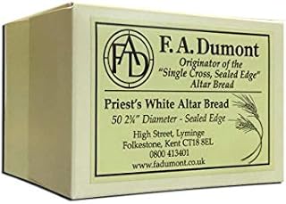F.A. Dumont Altar Bread -2 3/4" White 50/Box