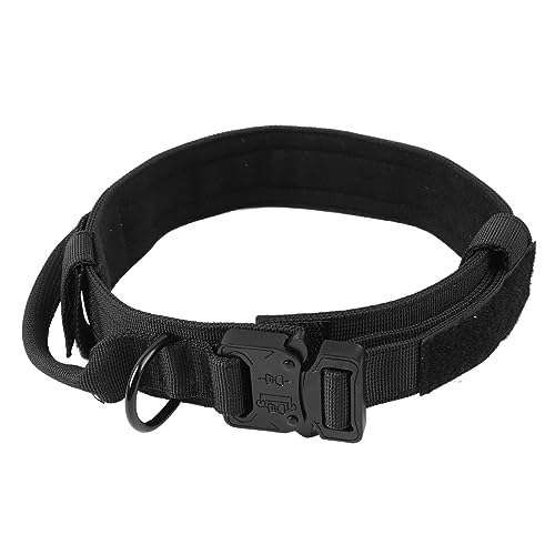 Collar de aderezo para Perros, Collar de Nylon Ajustable para Perros de Confort Grandes Reforzados y Correa Robusta para Caminar y educación Canina para Viajes y Entrenamiento (L)