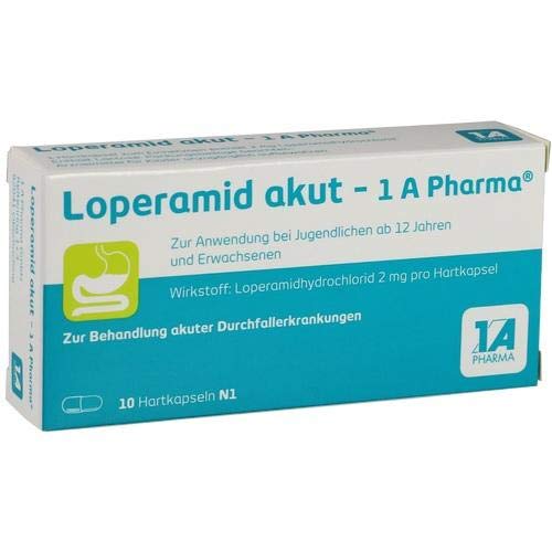 LOPERAMID akut-1A Pharma Hartkapseln, 1x10 Stk Cover