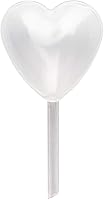 Vista 2 de Restaurantware Gastro Science - Pipetas de plástico transparente con forma de corazón de 0.1 fl oz, 500 pipetas desechables para apretar, de grado