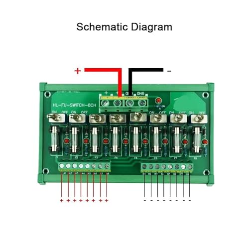 Bornier de distribution pour aménagement de van et circuit électrique 12V 24V