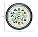 Mark Feldstein & Associates Freightliner Trucks Gunmetal Silver 13 inch Sound Hanging Wall Clock