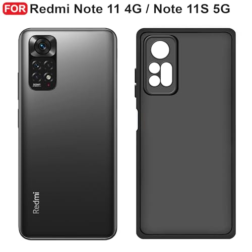CEDO Store CEDO Back Cover for Redmi Note 11/11s (Black) - Image 3