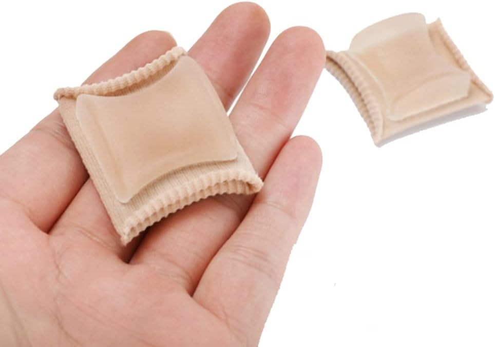 DEAVER Bunion Corrector Toe Straightener and Protector 5 PCS - Toe Separators Improved Silicone, One Size, Bunion Pads Protector Support Correctors